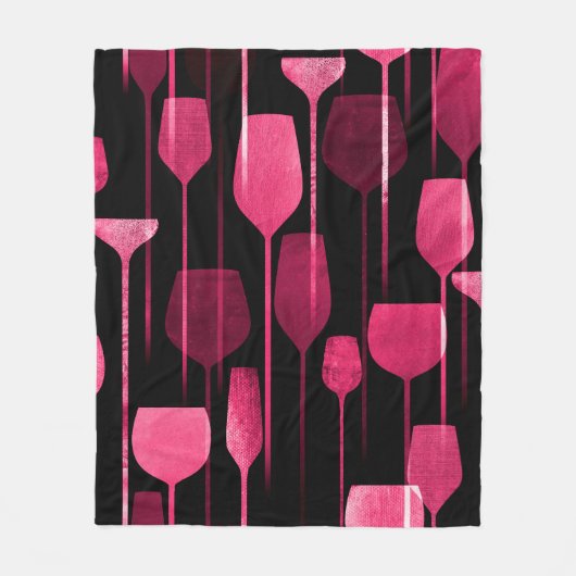 Partij drink naadloos patroon fleece deken (Voorkant)
