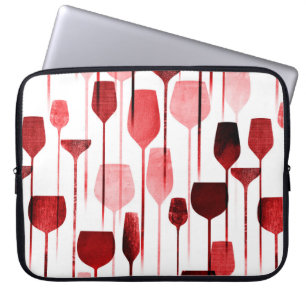 Partij drink naadloos patroon laptop sleeve