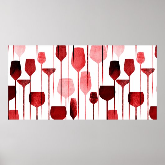 Partij drink naadloos patroon poster (Voorkant)