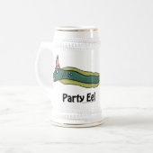 Partij Eel Beer Stein Bierpul (Voorkant links)