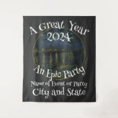 Partij Een geweldig jaar een episch feest Wandkleed (Voorkant)