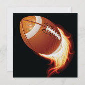 Partij football kaart (Voorkant / Achterkant)