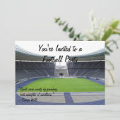 Partij football kaart (Staand voorkant)