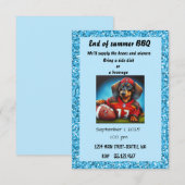 Partij football kaart (Voorkant / Achterkant)