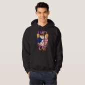 Partij Funny Cat Hoodie (Voorkant volledig)