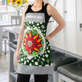 Partij Gecontroleerd Abstract deeg levendig schild Schort