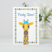 Partij Giraffe Kaart (Staand voorkant)