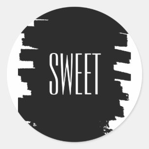 Partij gunst stickers SWEET