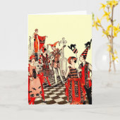  partij Halloween Kaart (Gele Bloem)