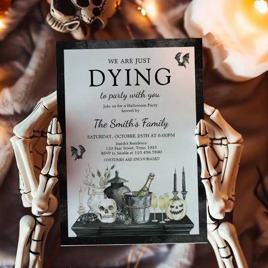 partij Halloween Kaart