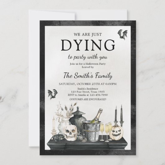 partij Halloween Kaart (Voorkant)