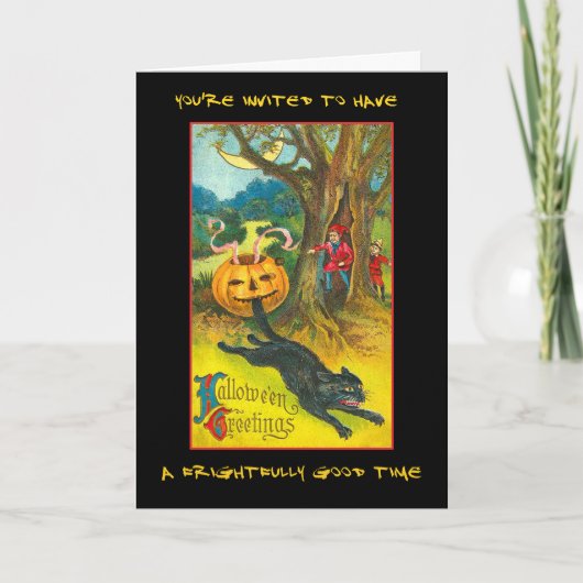  partij Halloween nodigt uit met bloedige tekst (Voorkant)