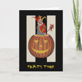  partij Halloween nodigt uit met bloedige tekst (Voorkant)