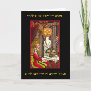 partij Halloween nodigt uit met bloedige tekst