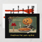 partij Halloween nodigt uit met bloedige tekst Kaart (Voorkant / Achterkant)