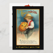  partij Halloween nodigt uit met bloedige tekst Kaart (Voorkant / Achterkant)