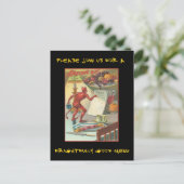 partij Halloween nodigt uit met bloedige tekst Uitnodiging Briefkaart (Staand voorkant)