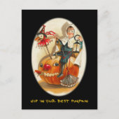  partij Halloween nodigt uit met bloedige tekst Uitnodiging Briefkaart (Voorkant)