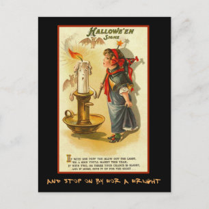  partij Halloween nodigt uit met bloedige tekst Uitnodiging Briefkaart