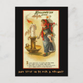  partij Halloween nodigt uit met bloedige tekst Uitnodiging Briefkaart (Voorkant)