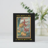  partij Halloween nodigt uit met bloedige tekst Uitnodiging Briefkaart (Staand voorkant)