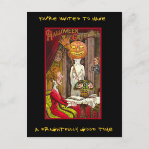  partij Halloween nodigt uit met bloedige tekst Uitnodiging Briefkaart
