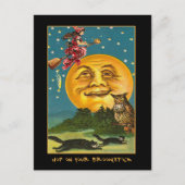 partij Halloween nodigt uit met bloedige tekst Uitnodiging Briefkaart (Voorkant)