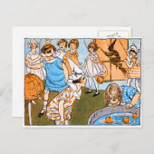 partij Halloween voor kinderen Feestdagenkaart (Voorkant / Achterkant)