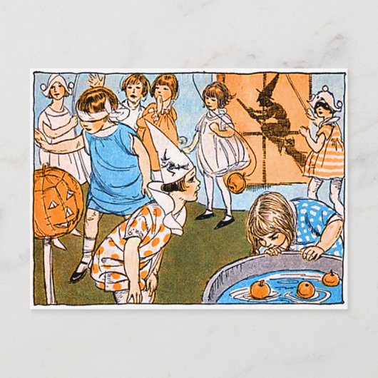 partij Halloween voor kinderen Feestdagenkaart (Voorkant)