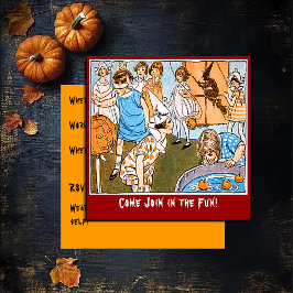 partij Halloween voor kinderen Kaart