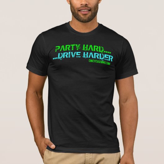 PARTIJ HARD....SCHIJF T-SHIRT (Voorkant)
