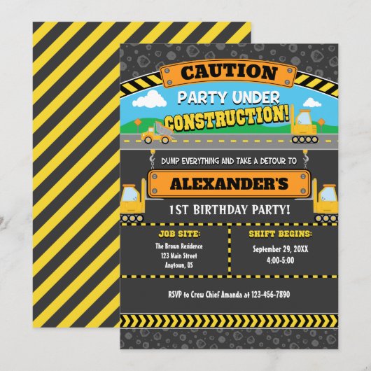 Partij in de bouw - uitnodiging tot het indienen v (Voorkant / Achterkant)