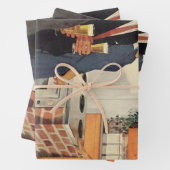  partij in de keuken, de bier en de Appetizers Inpakpapier Vel (In situ)