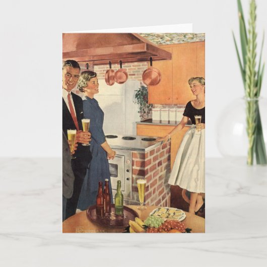  partij in de keuken, de bier en de Appetizers Kaart (Voorkant)