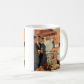  partij in de keuken, de bier en de Appetizers Koffiemok (Voorkant rechts)