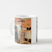  partij in de keuken, de bier en de Appetizers Koffiemok (Voorkant links)