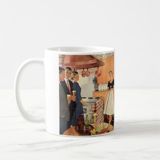  partij in de keuken, de bier en de Appetizers Koffiemok (Links)