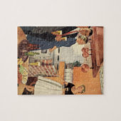  partij in de keuken, de bier en de Appetizers Legpuzzel (Horizontaal)