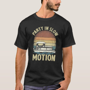Partij in de langzame beweging retro-boardfilm t-shirt