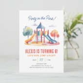 Partij in de speelplaats van het Park Kaart (Staand voorkant)