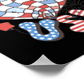 Partij in de Verenigde Staten 4 juli Amerikaanse O Poster (Hoek)