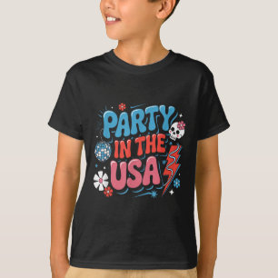 Partij in de Verenigde Staten 4 juli Amerikaanse O T-shirt