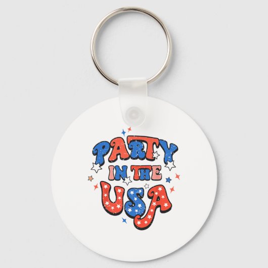 Partij in de Verenigde Staten 4 juli Onafhankelijk Sleutelhanger (Voorkant)