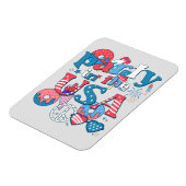 Partij in de Verenigde Staten - de Amerikaanse zom Magneet (Linkerzijde)