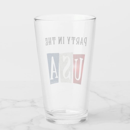 Partij in de Verenigde Staten Glas (Achterkant)