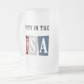 Partij in de Verenigde Staten Matglas Bierpul (Voorkant links)