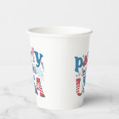 Partij in de Verenigde Staten Papieren Bekers (Rechts)