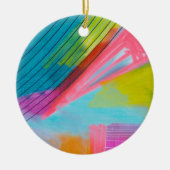 Partij in een Doos Keramisch Ornament (Voorkant)