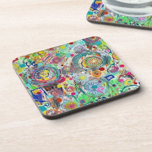 Partij in een Doos met 6 Onderzetters (Linkerzijde)