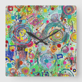 Partij in een Klok van de Wand van de Doos